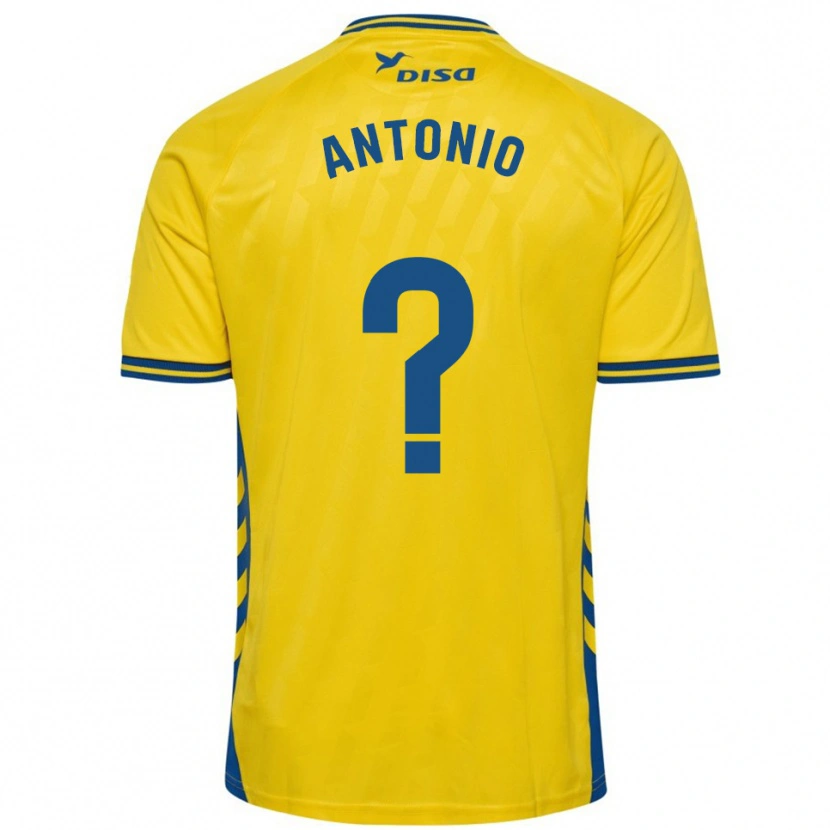 Danxen Herren Antonio Hernández #0 Gelb Blau Heimtrikot Trikot 2025/26 T-Shirt Österreich