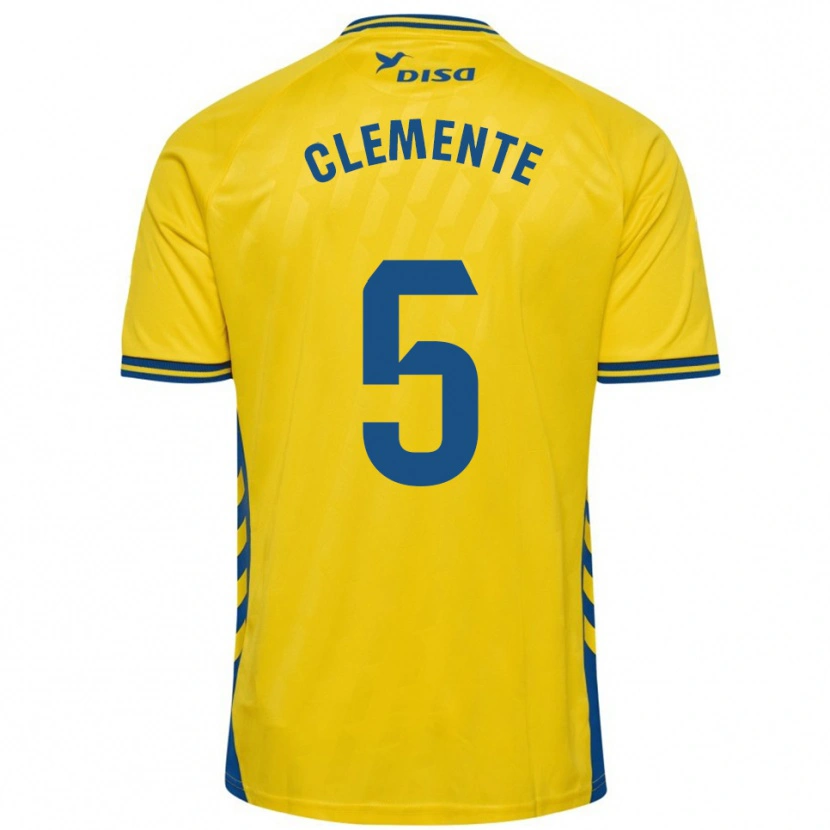 Danxen Herren Enrique Clemente #5 Gelb Blau Heimtrikot Trikot 2025/26 T-Shirt Österreich
