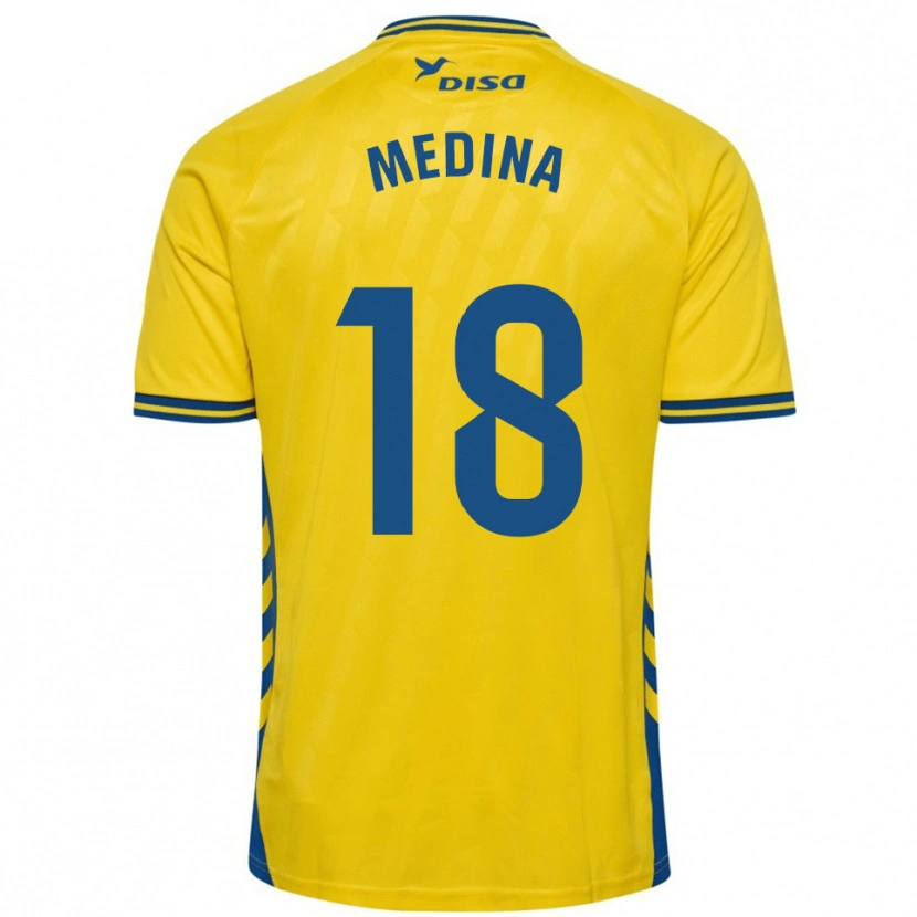 Danxen Herren Iván Medina #18 Gelb Blau Heimtrikot Trikot 2025/26 T-Shirt Österreich