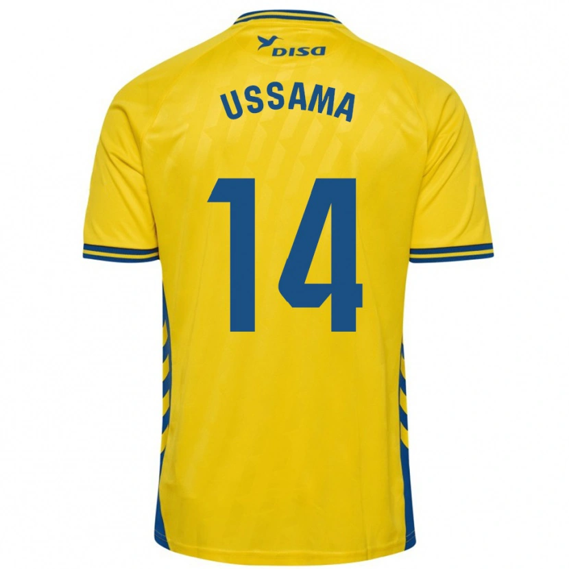 Danxen Herren Ussama #14 Gelb Blau Heimtrikot Trikot 2025/26 T-Shirt Österreich