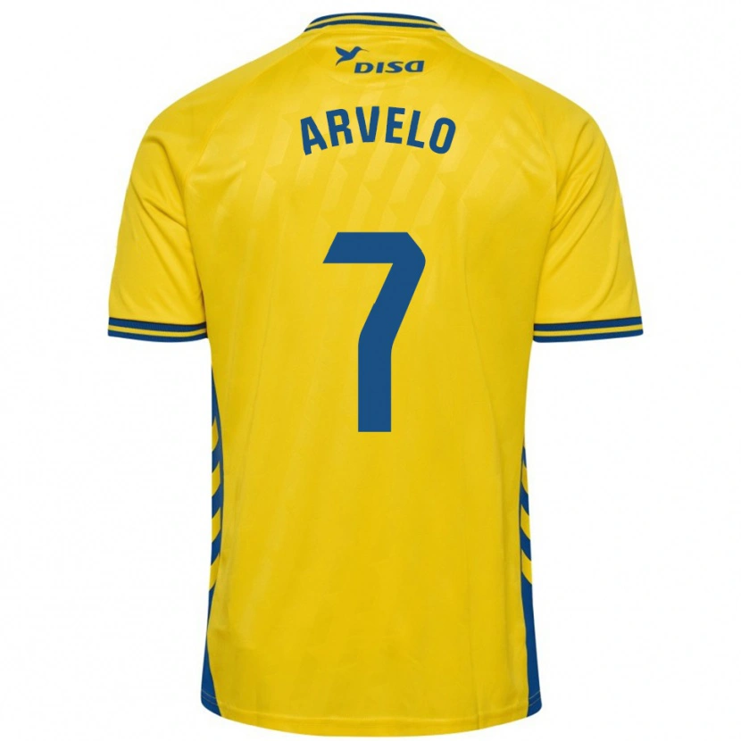 Danxen Herren Adam Arvelo #7 Gelb Blau Heimtrikot Trikot 2025/26 T-Shirt Österreich