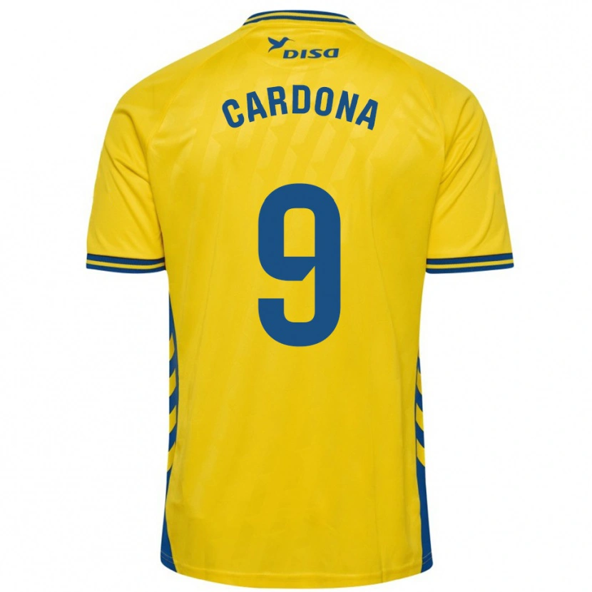 Danxen Herren Marc Cardona #9 Gelb Blau Heimtrikot Trikot 2025/26 T-Shirt Österreich