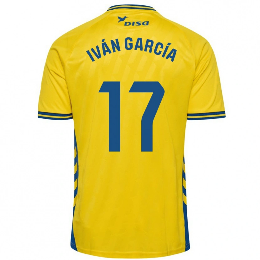 Danxen Herren Iván García #17 Gelb Blau Heimtrikot Trikot 2025/26 T-Shirt Österreich