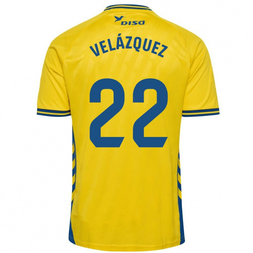 Danxen Herren Brian Velázquez #22 Gelb Blau Heimtrikot Trikot 2025/26 T-Shirt Österreich