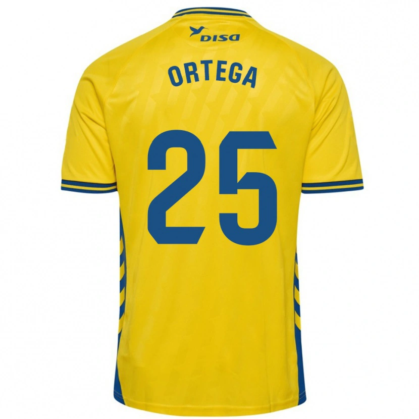 Danxen Herren Edián Ortega #25 Gelb Blau Heimtrikot Trikot 2025/26 T-Shirt Österreich