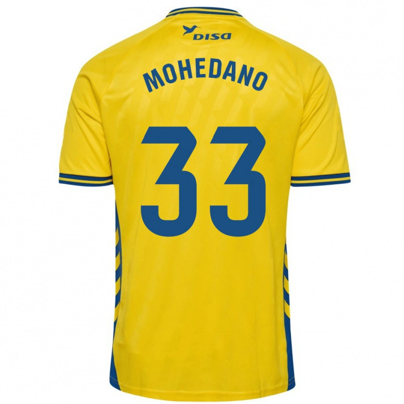 Danxen Herren Eduard Mohedano #33 Gelb Blau Heimtrikot Trikot 2025/26 T-Shirt Österreich