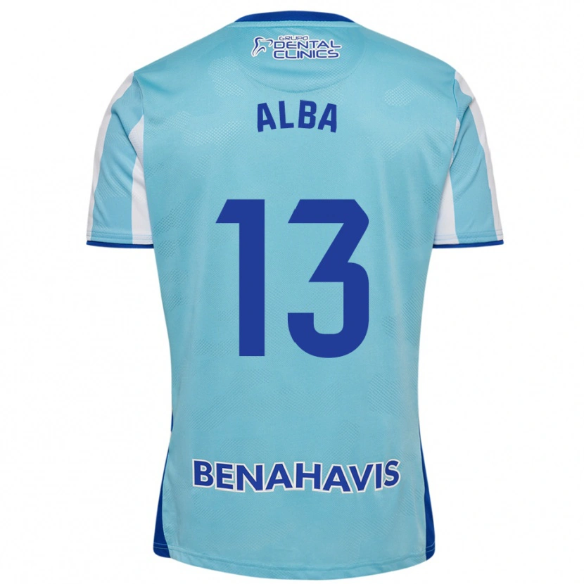 Danxen Herren Alba #13 Himmelblau Weiß Heimtrikot Trikot 2025/26 T-Shirt Österreich