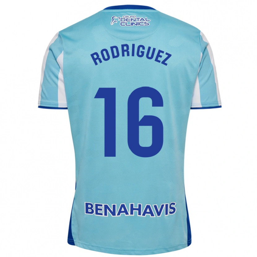 Danxen Herren Genaro Rodríguez #16 Himmelblau Weiß Heimtrikot Trikot 2025/26 T-Shirt Österreich