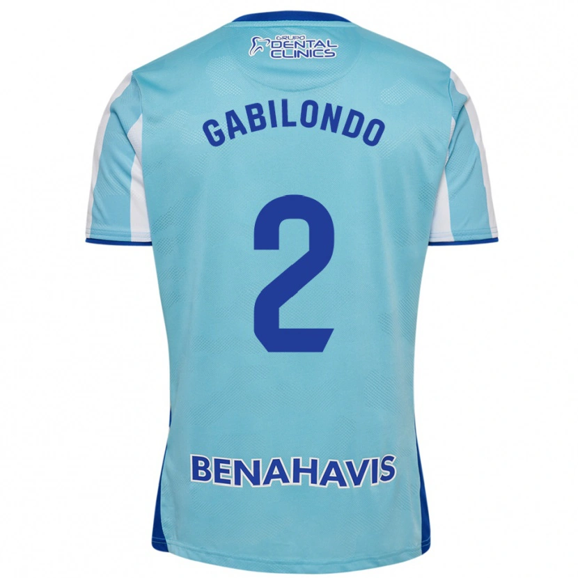 Danxen Herren Jokin Gabilondo #2 Himmelblau Weiß Heimtrikot Trikot 2025/26 T-Shirt Österreich