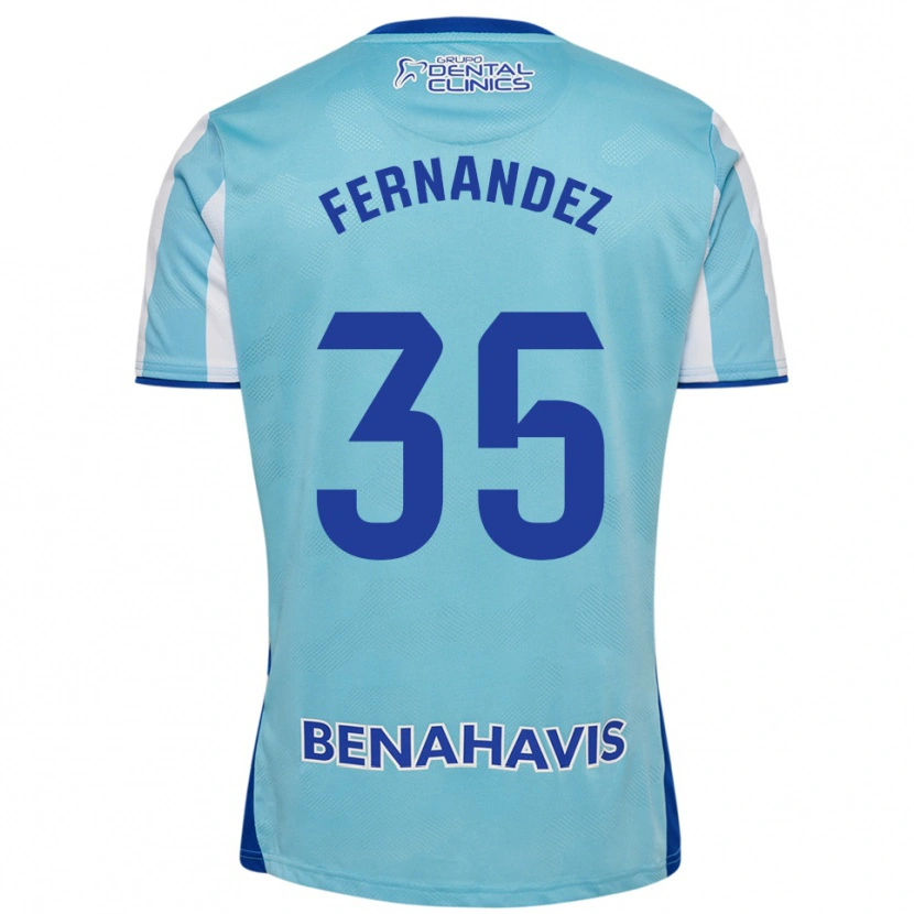 Danxen Herren Inés Fernández #35 Himmelblau Weiß Heimtrikot Trikot 2025/26 T-Shirt Österreich