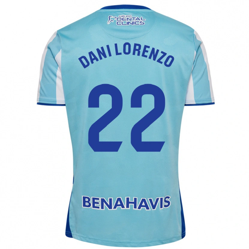 Danxen Herren Dani Lorenzo #22 Himmelblau Weiß Heimtrikot Trikot 2025/26 T-Shirt Österreich