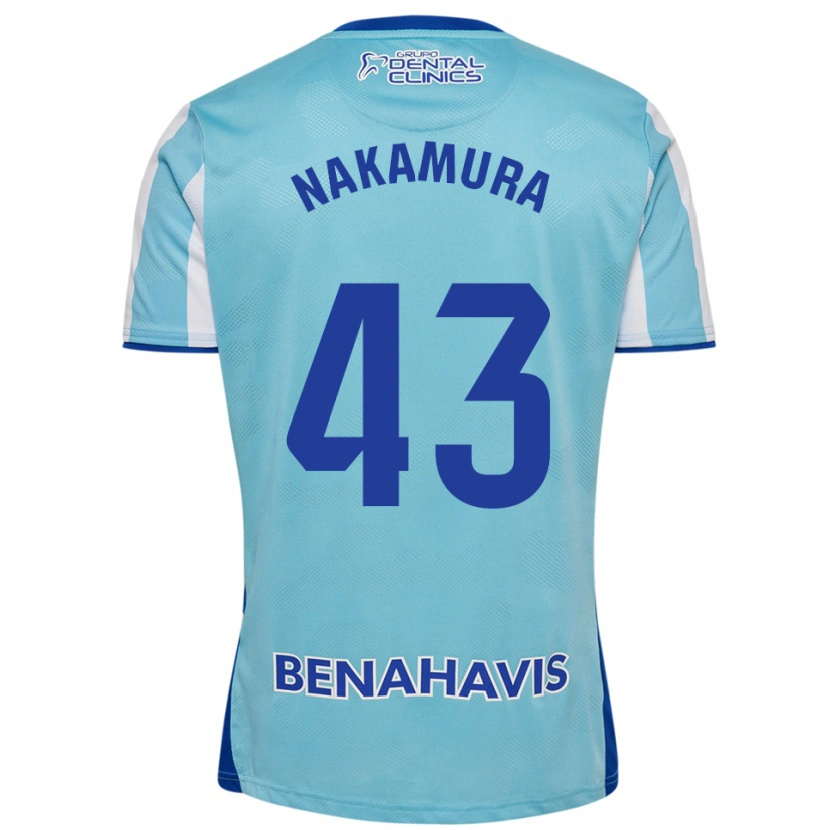 Danxen Herren Mare Nakamura #43 Himmelblau Weiß Heimtrikot Trikot 2025/26 T-Shirt Österreich