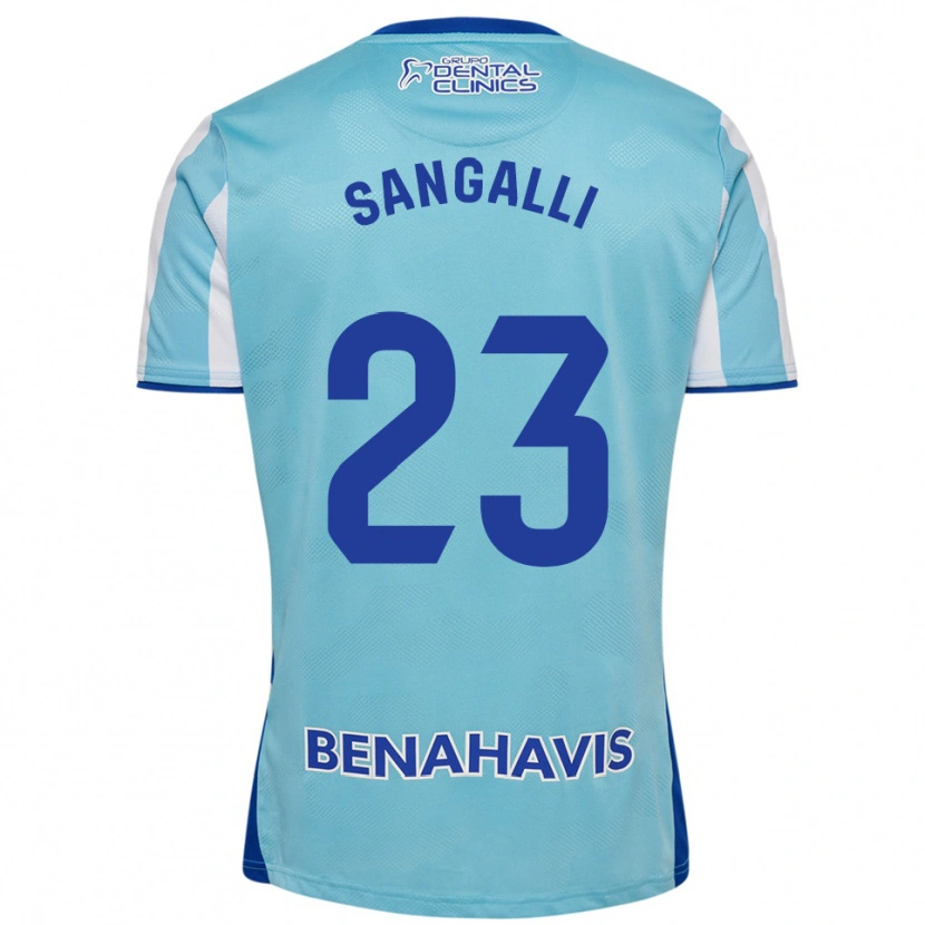 Danxen Herren Luca Sangalli #23 Himmelblau Weiß Heimtrikot Trikot 2025/26 T-Shirt Österreich