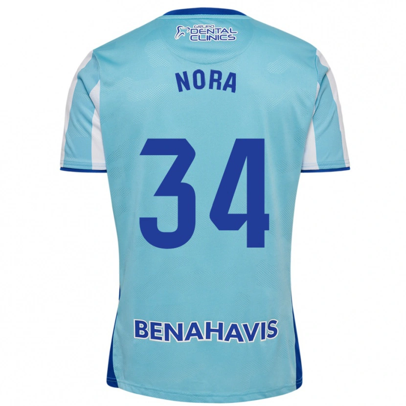 Danxen Herren Nora #34 Himmelblau Weiß Heimtrikot Trikot 2025/26 T-Shirt Österreich