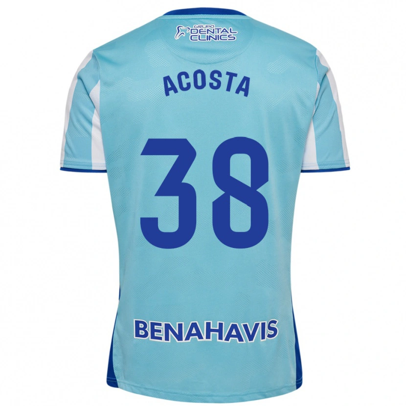 Danxen Herren Judith Acosta #38 Himmelblau Weiß Heimtrikot Trikot 2025/26 T-Shirt Österreich