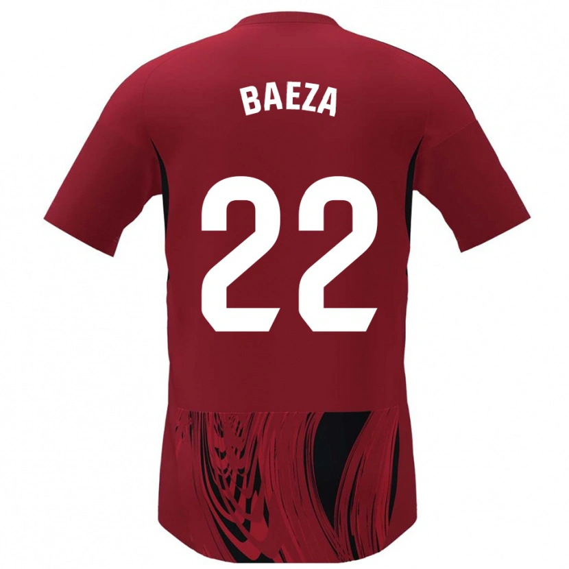 Danxen Herren Miguel Baeza #22 Rot Schwarz Heimtrikot Trikot 2025/26 T-Shirt Österreich