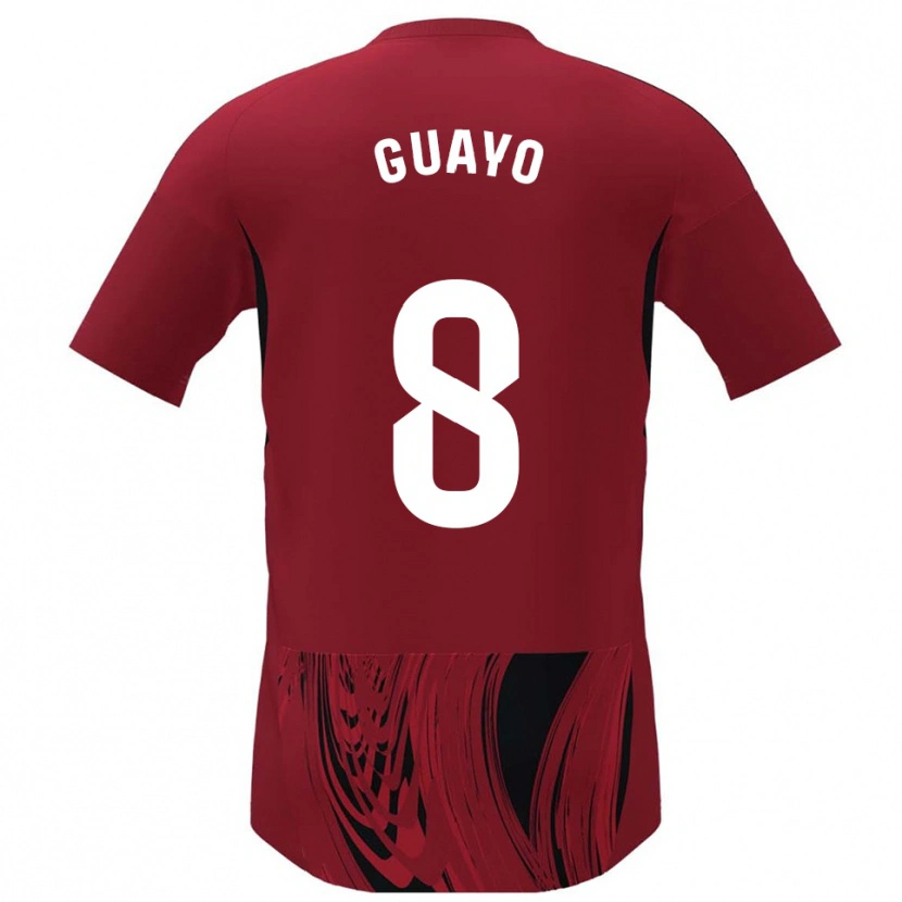 Danxen Herren Guayo #8 Rot Schwarz Heimtrikot Trikot 2025/26 T-Shirt Österreich