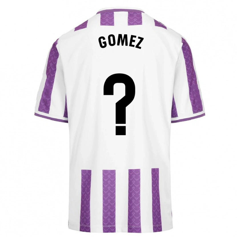 Danxen Herren Adrián Gómez #0 Lila Weiß Heimtrikot Trikot 2025/26 T-Shirt Österreich