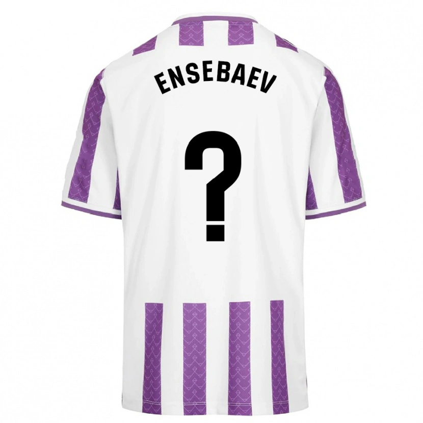 Danxen Herren Mokhammed Ensebaev #0 Lila Weiß Heimtrikot Trikot 2025/26 T-Shirt Österreich