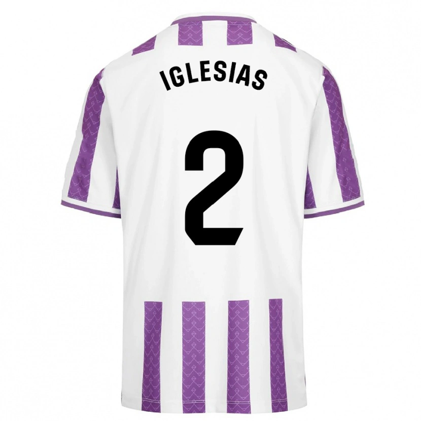 Danxen Herren Koke Iglesias #2 Lila Weiß Heimtrikot Trikot 2025/26 T-Shirt Österreich