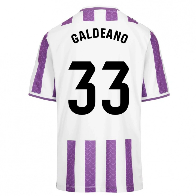 Danxen Herren Alejandro Galdeano #33 Lila Weiß Heimtrikot Trikot 2025/26 T-Shirt Österreich