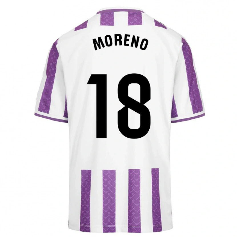 Danxen Herren Xavi Moreno #18 Lila Weiß Heimtrikot Trikot 2025/26 T-Shirt Österreich