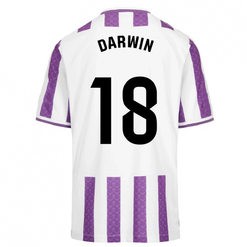 Danxen Herren Darwin Machís #18 Lila Weiß Heimtrikot Trikot 2025/26 T-Shirt Österreich