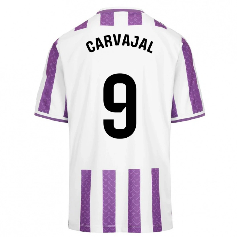 Danxen Herren Ángel Carvajal #9 Lila Weiß Heimtrikot Trikot 2025/26 T-Shirt Österreich