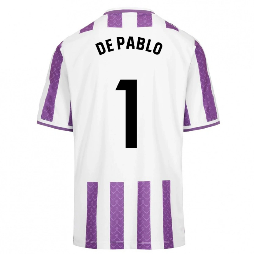 Danxen Herren Álvaro De Pablo #1 Lila Weiß Heimtrikot Trikot 2025/26 T-Shirt Österreich