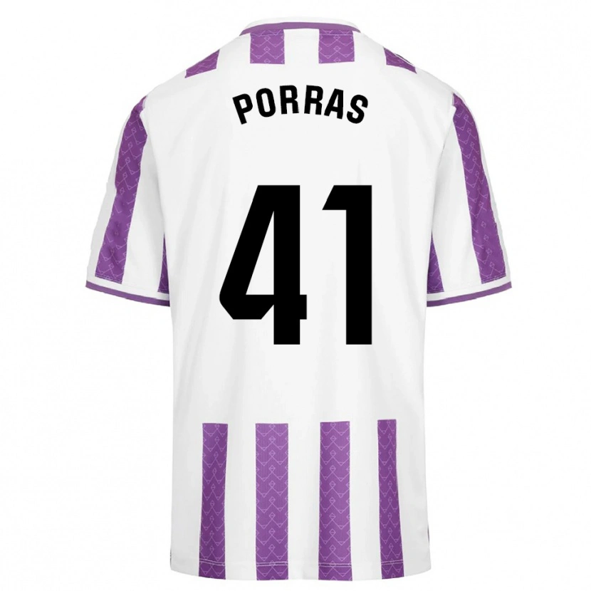 Danxen Herren César Porras #41 Lila Weiß Heimtrikot Trikot 2025/26 T-Shirt Österreich