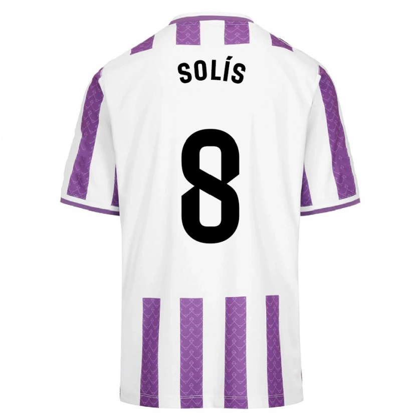 Danxen Herren Celia Solís Gómez #8 Lila Weiß Heimtrikot Trikot 2025/26 T-Shirt Österreich