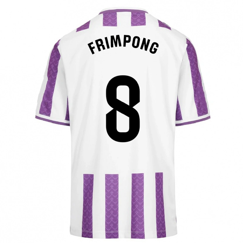 Danxen Herren Eugene Frimpong #8 Lila Weiß Heimtrikot Trikot 2025/26 T-Shirt Österreich