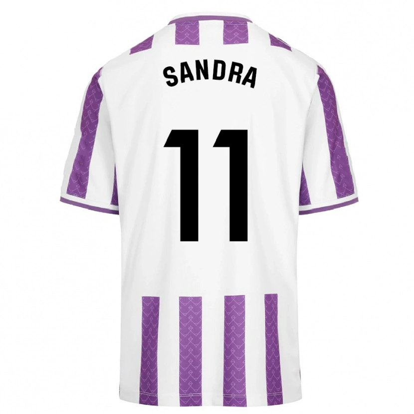 Danxen Herren Sandra Luengo González #11 Lila Weiß Heimtrikot Trikot 2025/26 T-Shirt Österreich