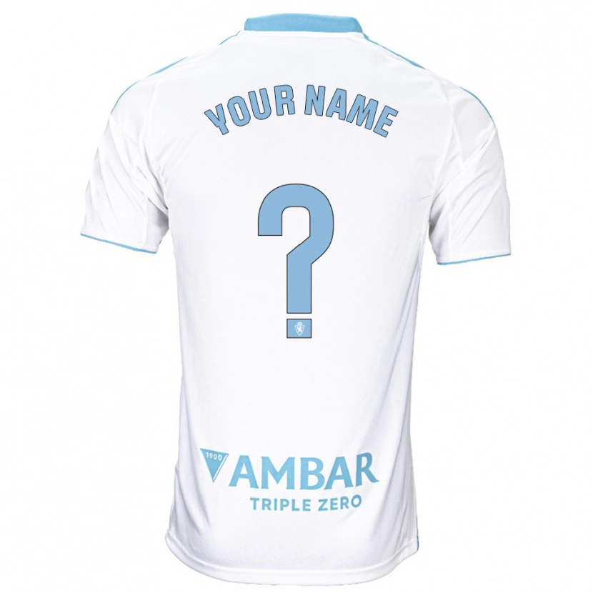 Danxen Herren Ihren Namen #0 Weiß Himmelblau Heimtrikot Trikot 2025/26 T-Shirt Österreich