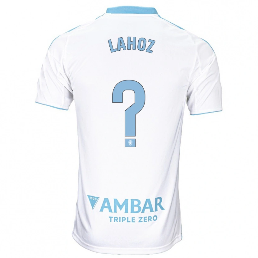 Danxen Herren Álvaro Lahoz #0 Weiß Himmelblau Heimtrikot Trikot 2025/26 T-Shirt Österreich