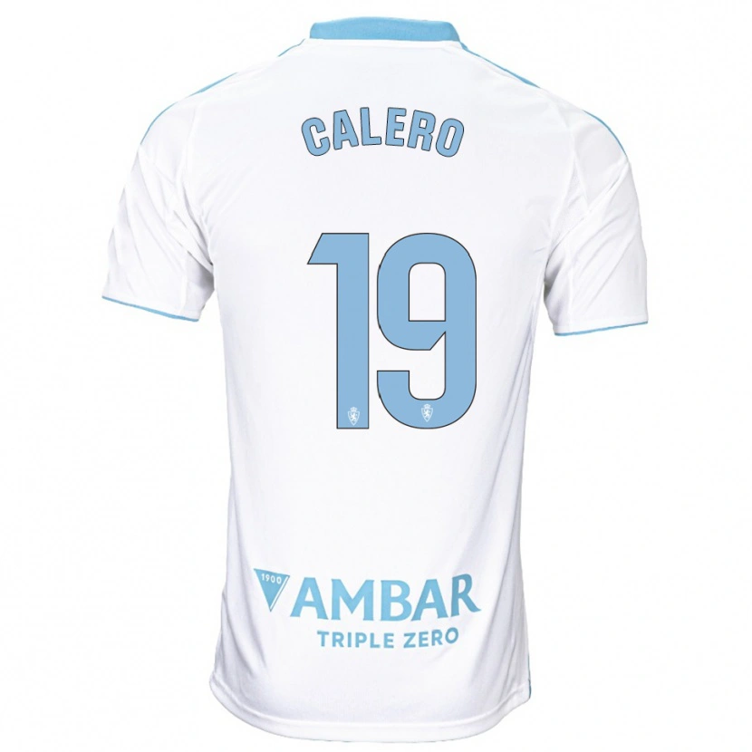 Danxen Herren Iván Calero #19 Weiß Himmelblau Heimtrikot Trikot 2025/26 T-Shirt Österreich