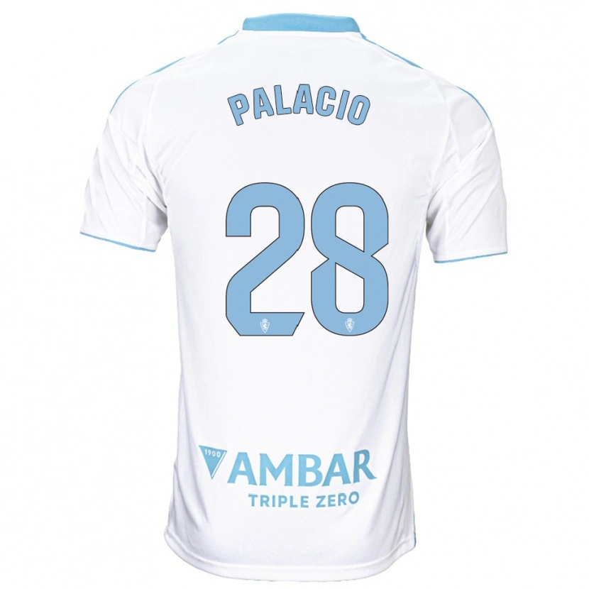Danxen Herren Álvaro Palacio #28 Weiß Himmelblau Heimtrikot Trikot 2025/26 T-Shirt Österreich
