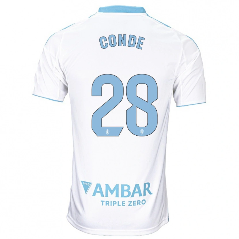 Danxen Herren Miguel Conde #28 Weiß Himmelblau Heimtrikot Trikot 2025/26 T-Shirt Österreich