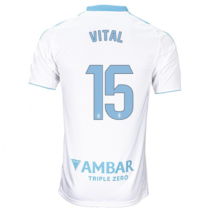 Danxen Herren Bernardo Vital #15 Weiß Himmelblau Heimtrikot Trikot 2025/26 T-Shirt Österreich