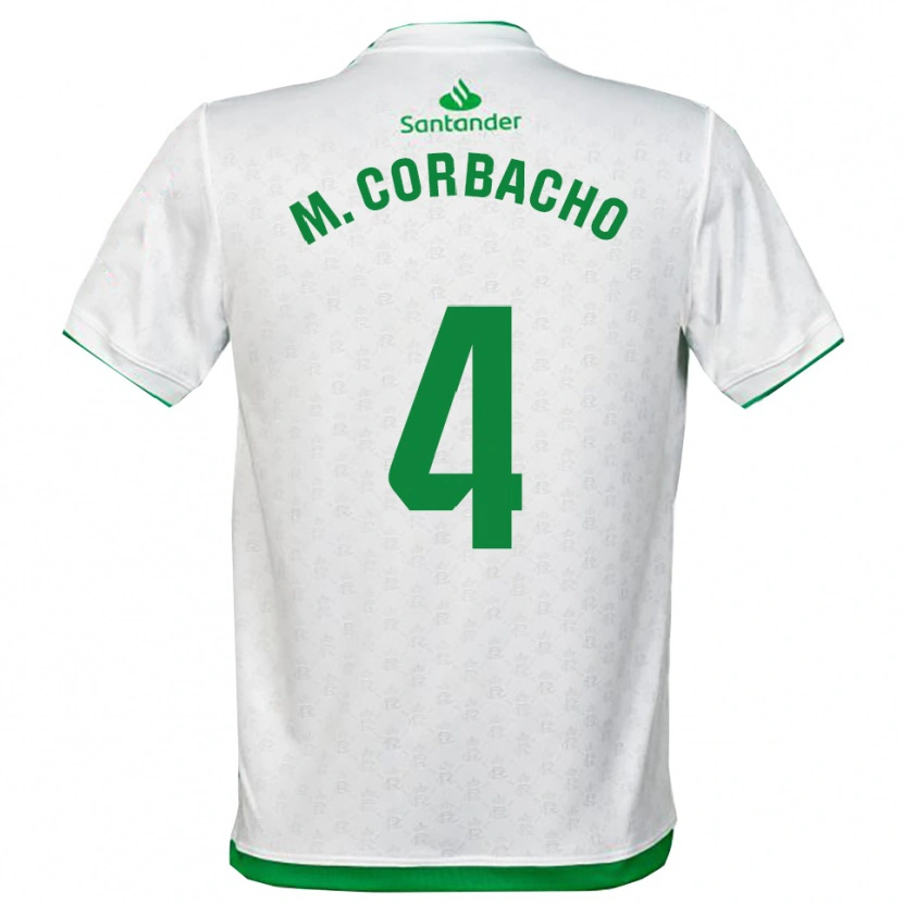 Danxen Herren María Corbacho Carrero #4 Grün Weiß Heimtrikot Trikot 2025/26 T-Shirt Österreich