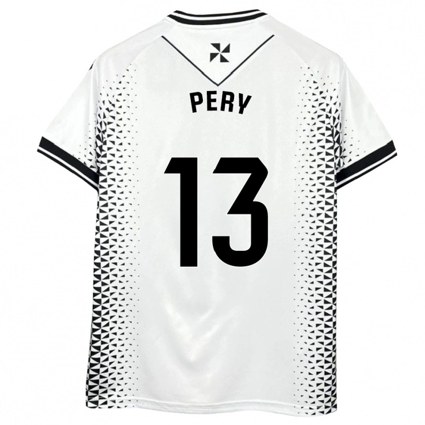 Danxen Herren Pery #13 Weiß Schwarz Heimtrikot Trikot 2025/26 T-Shirt Österreich