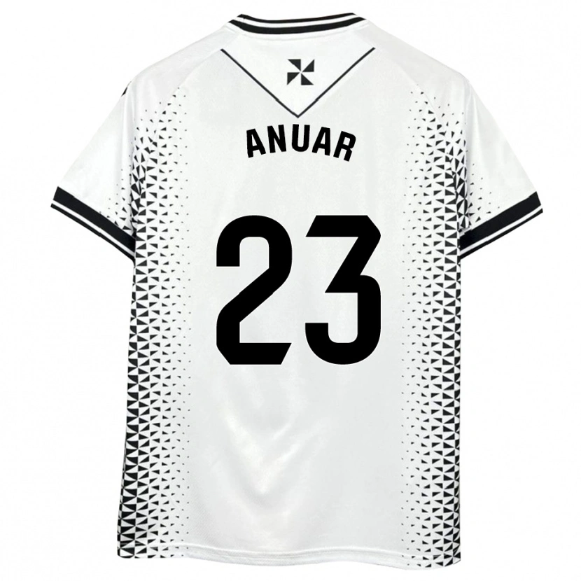 Danxen Herren Anuar #23 Weiß Schwarz Heimtrikot Trikot 2025/26 T-Shirt Österreich
