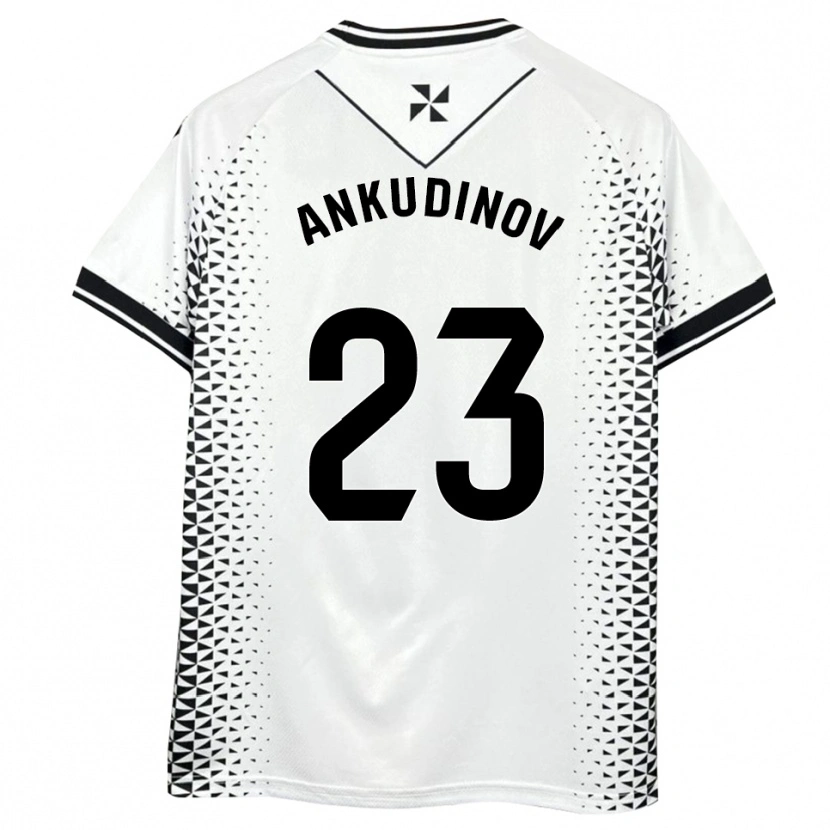 Danxen Herren Danil Ankudinov #23 Weiß Schwarz Heimtrikot Trikot 2025/26 T-Shirt Österreich