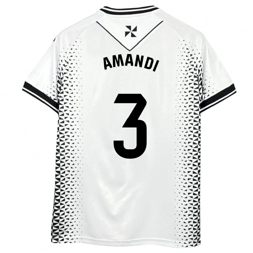 Danxen Herren Iván Tomás #3 Weiß Schwarz Heimtrikot Trikot 2025/26 T-Shirt Österreich