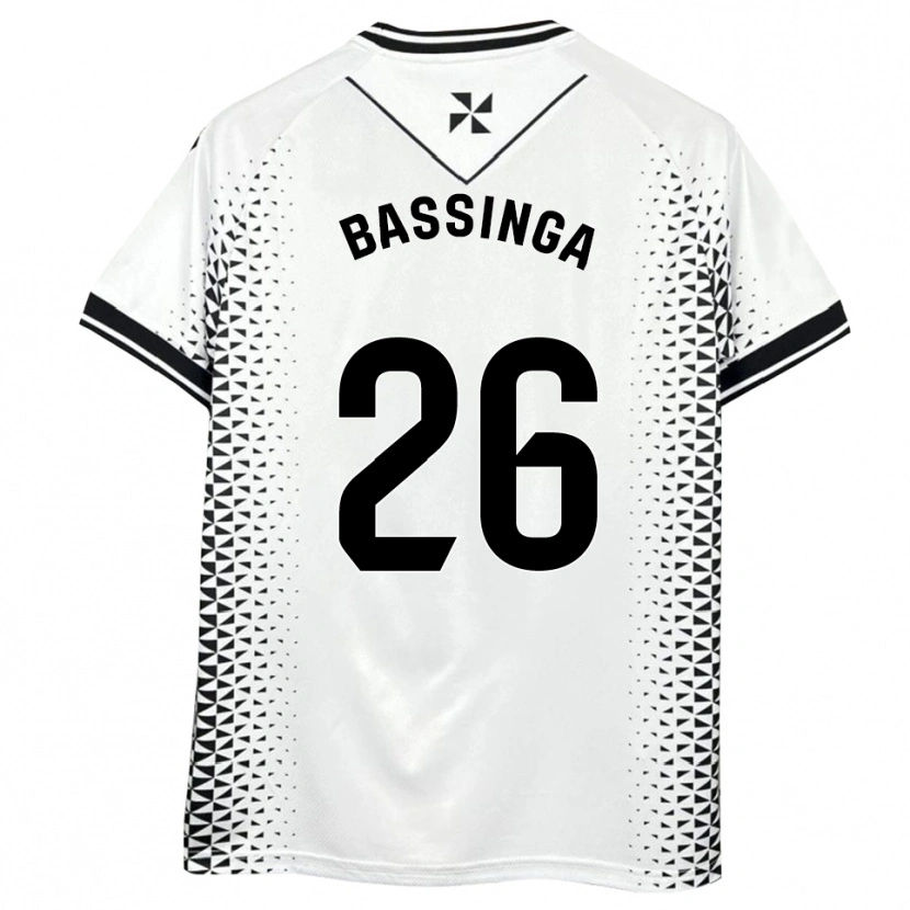 Danxen Herren Aboubacar Bassinga #26 Weiß Schwarz Heimtrikot Trikot 2025/26 T-Shirt Österreich