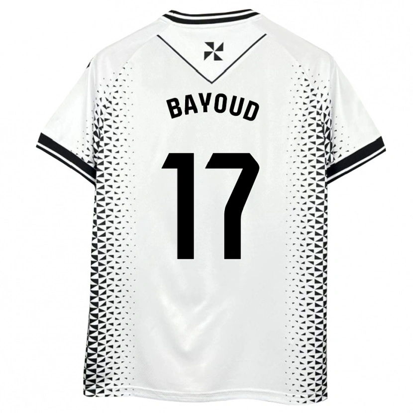 Danxen Herren Taufek Bayoud #17 Weiß Schwarz Heimtrikot Trikot 2025/26 T-Shirt Österreich