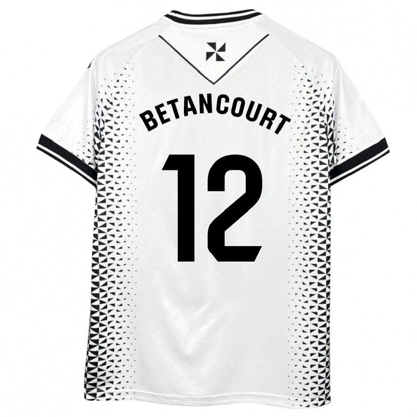 Danxen Herren Arick Betancourt #12 Weiß Schwarz Heimtrikot Trikot 2025/26 T-Shirt Österreich