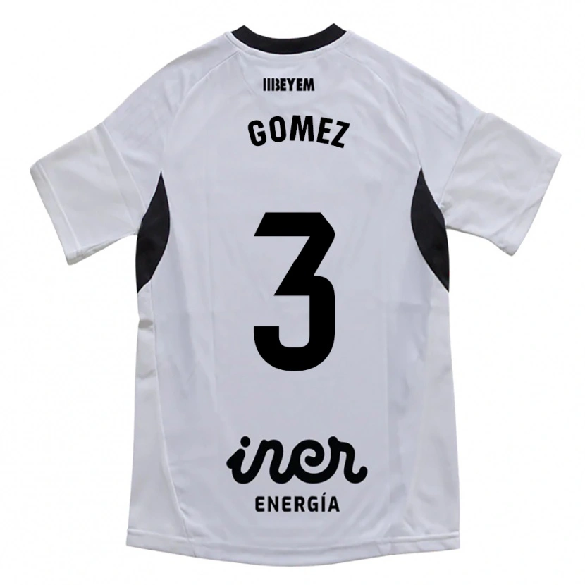 Danxen Herren Jonathan Gómez #3 Weiß Lila Heimtrikot Trikot 2025/26 T-Shirt Österreich