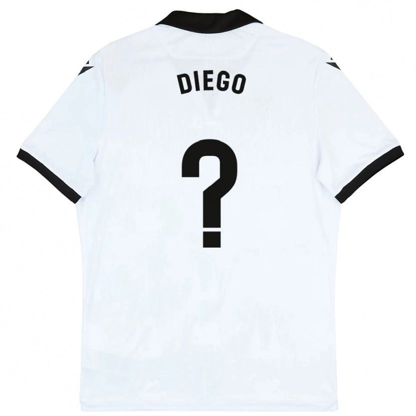 Danxen Herren Diego Sánchez #0 Weiß Schwarz Heimtrikot Trikot 2025/26 T-Shirt Österreich