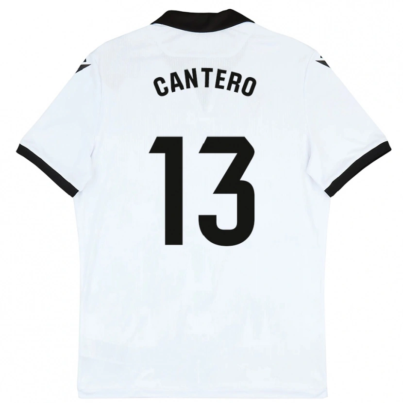 Danxen Herren Ander Cantero #13 Weiß Schwarz Heimtrikot Trikot 2025/26 T-Shirt Österreich